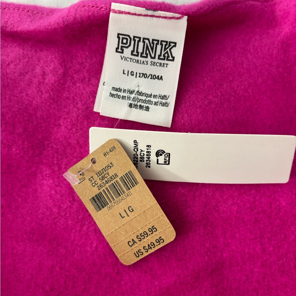 PINK Victoria's Secret Hot Pink Top - Picture 4 of 5
